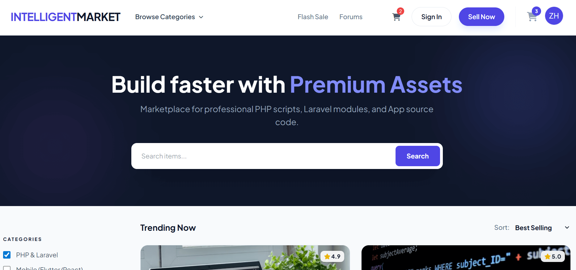 Marketing Website