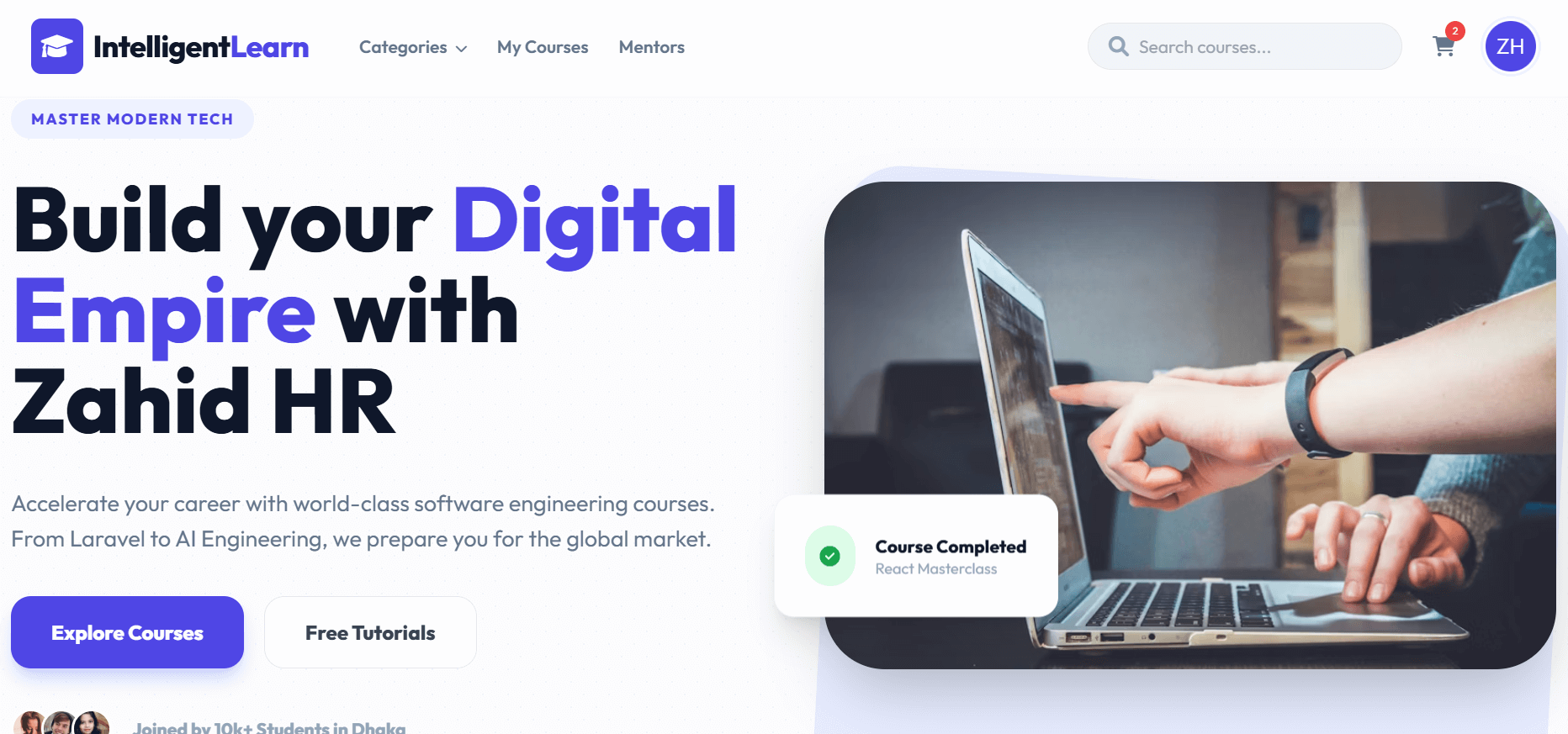 e-Learning Portal Website